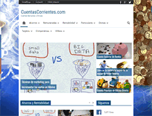 Tablet Screenshot of cuentas-corrientes.com